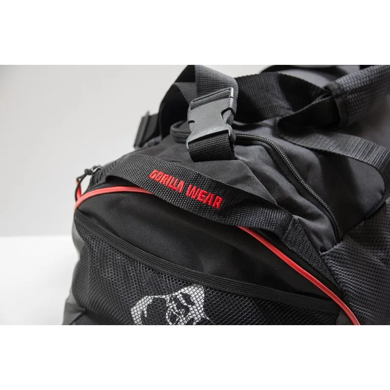 Gorilla Wear - Jerome Gym Bag - Black/Red