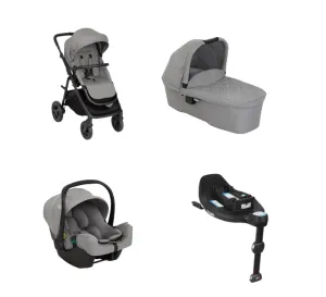 Graco Near2Me DLX Trio with Snuglite i-Size R129 Infant Car Seat & Snugturn i-Size R129 Rotating Isofix Base
