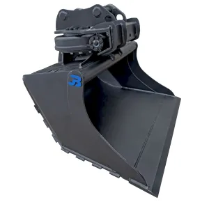 GRB-6-R Rotating 360° Scandinavian Excavator Grading Bucket - 6-10 Tonne