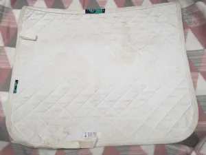 Griffin nuumed medium saddle cloth white FREE POSTAGE