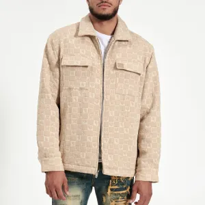 GROOVE QUILTED JACKET (SAND)