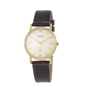 Gruen Precision 14K Yellow Gold Manual Wind Watch