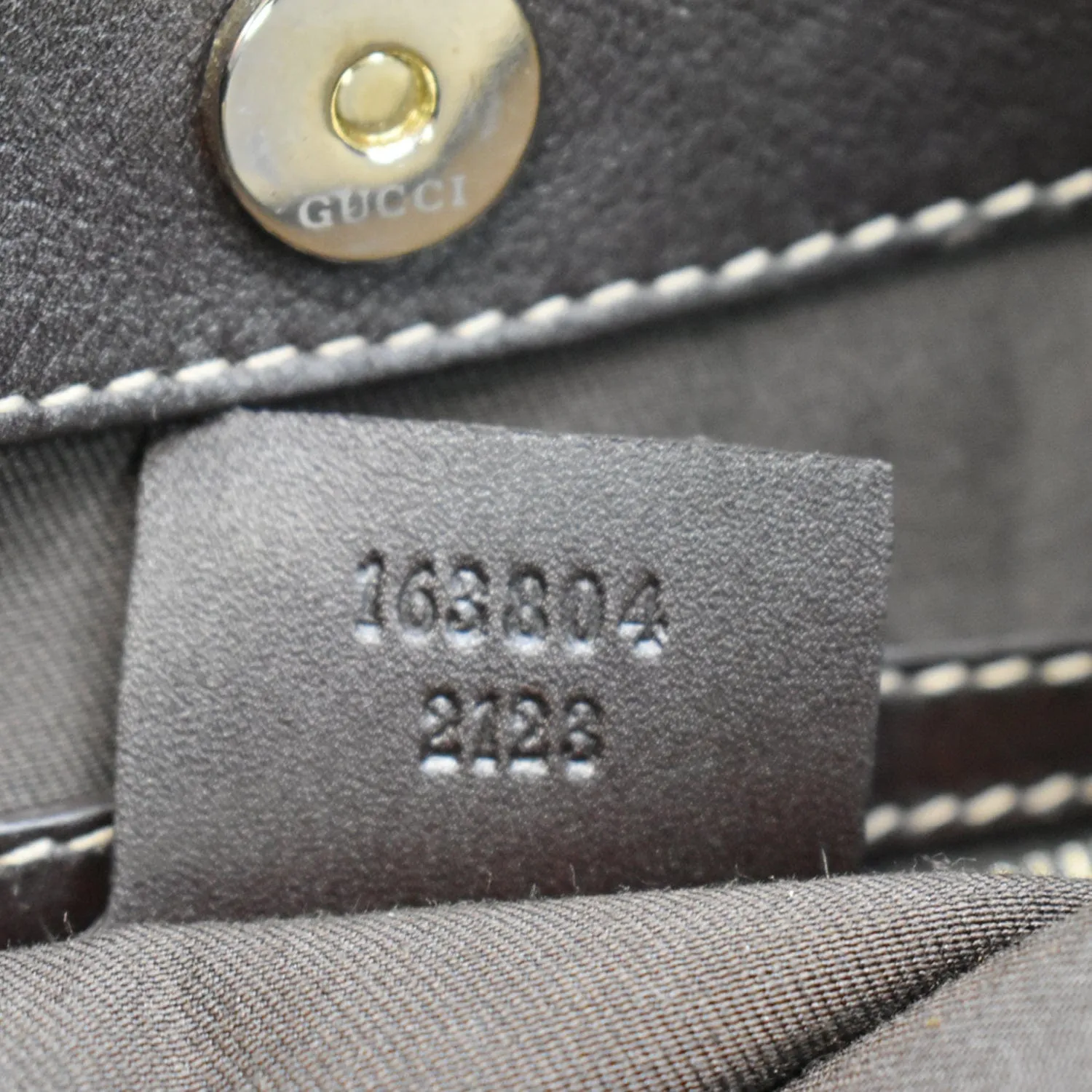 GUCCI 85th Anniversary Horsebit GG Canvas Hobo Bag Beige 163804