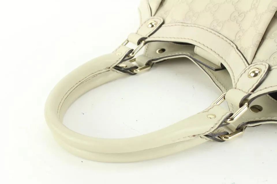 Gucci Beige Guccissima Leather GG Medium Sukey Hobo 74gz429s