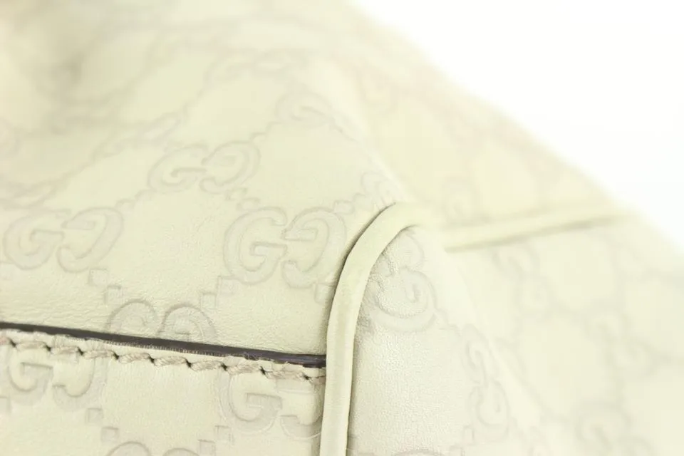 Gucci Beige Guccissima Leather GG Medium Sukey Hobo 74gz429s