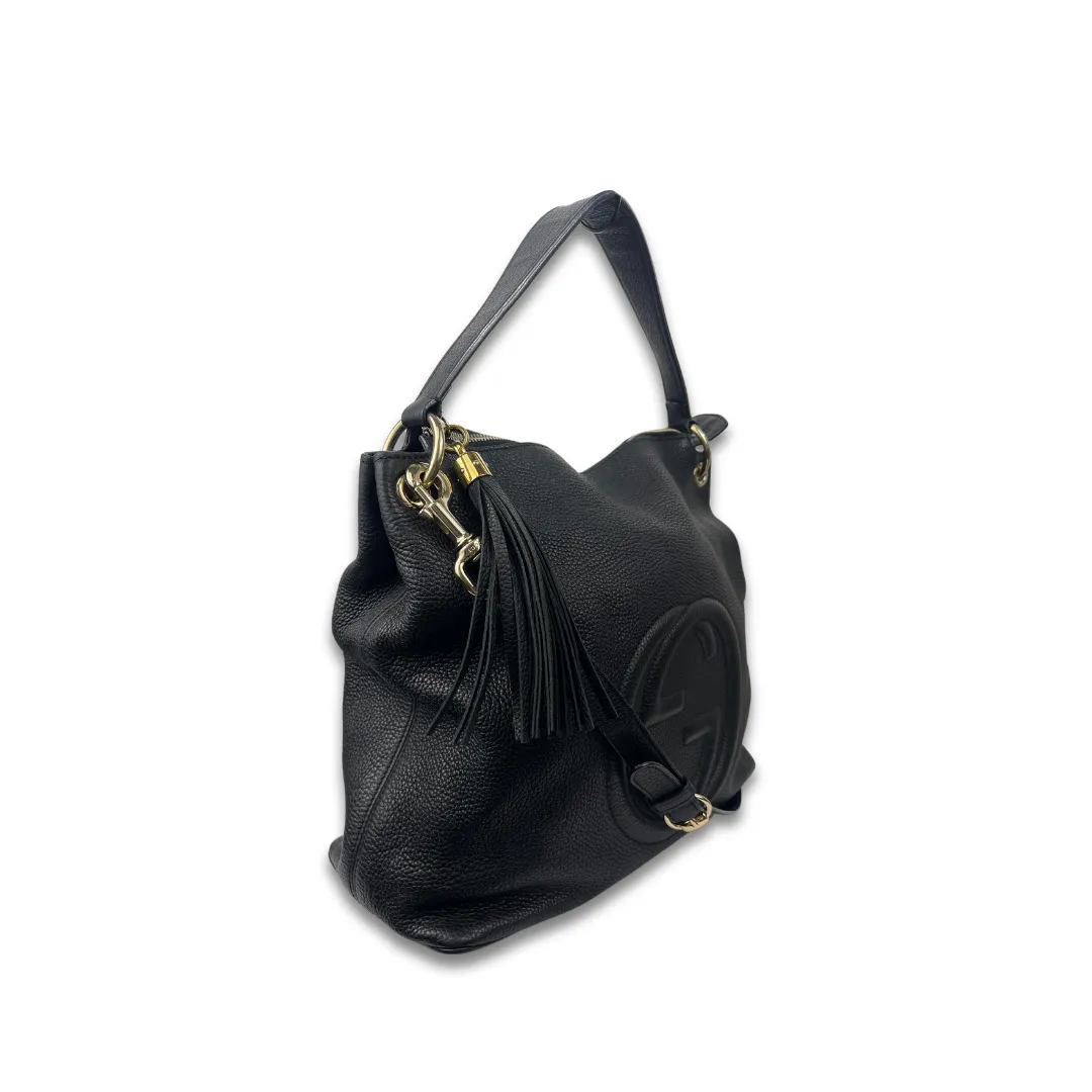 Gucci Black Soho Hobo