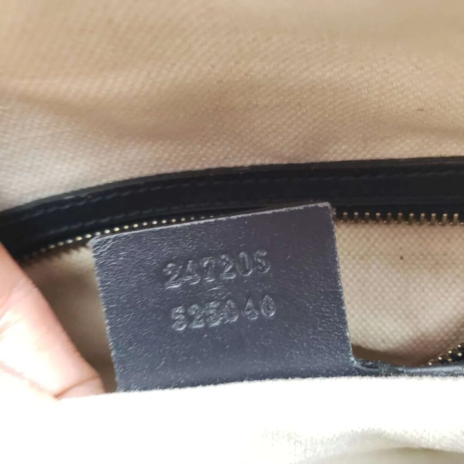 GUCCI Boston Medium Navy GG Cloth Satchel Bag