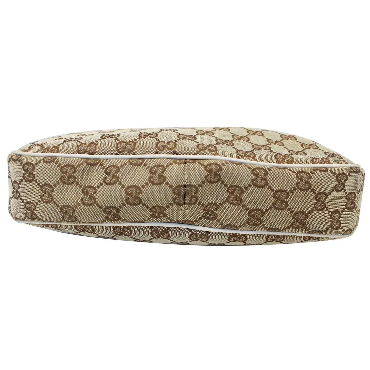 GUCCI Charmy GG Canvas Hobo Bag Beige 153010
