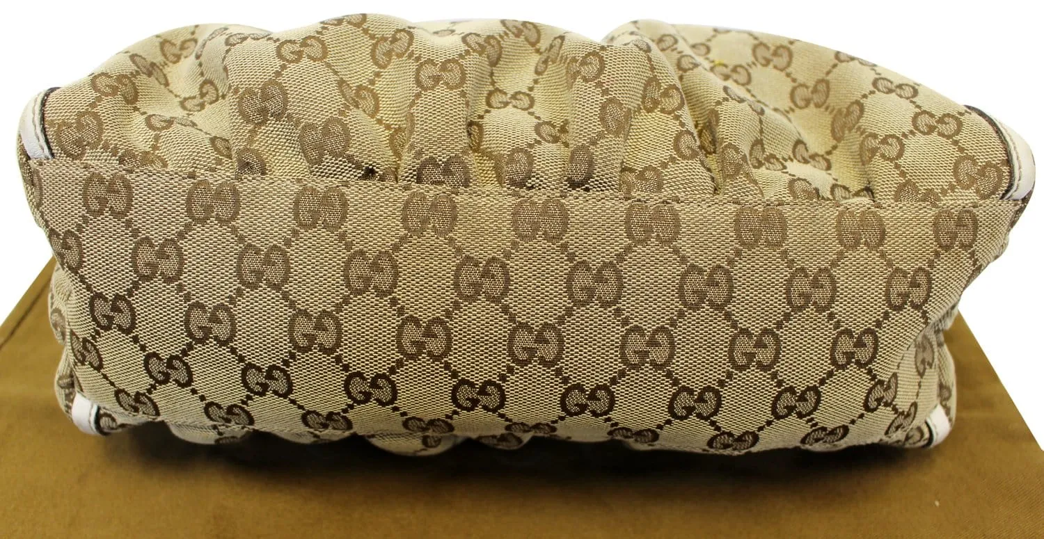 GUCCI GG Monogram Medium D Ring Hobo Bag 190525