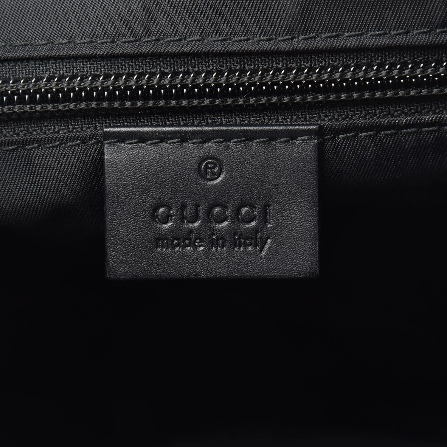 Gucci GG Supreme Monogram Web Messenger Bag in Black