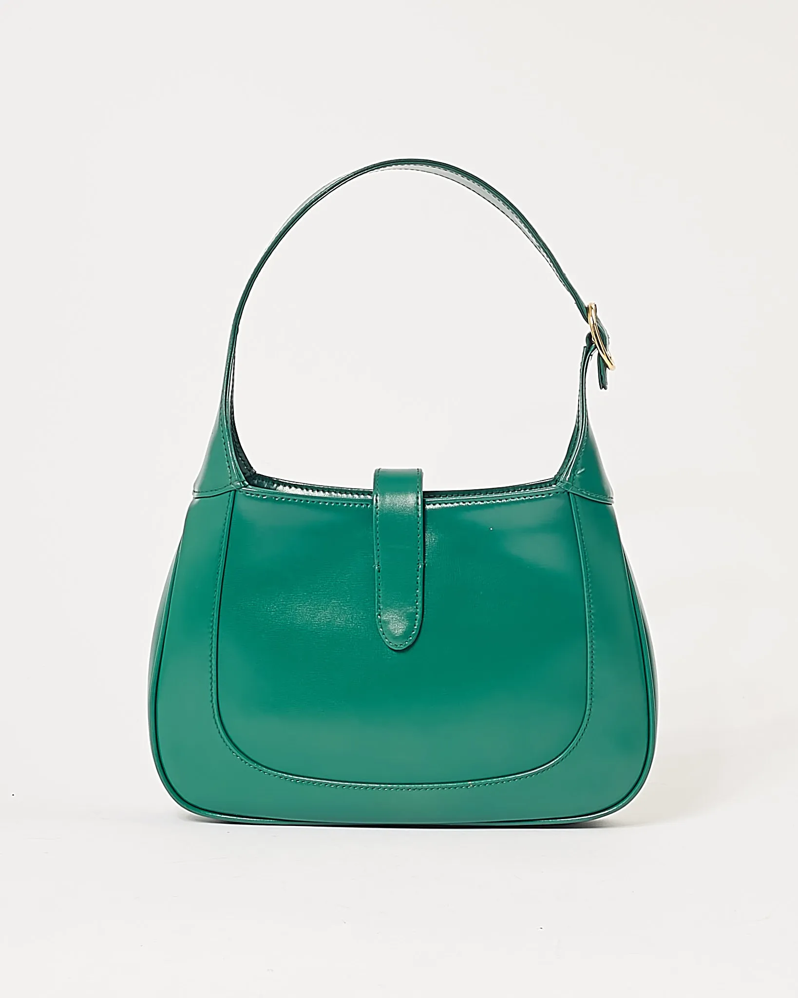 Gucci Green Leather 1961 Jackie Small Hobo Bag