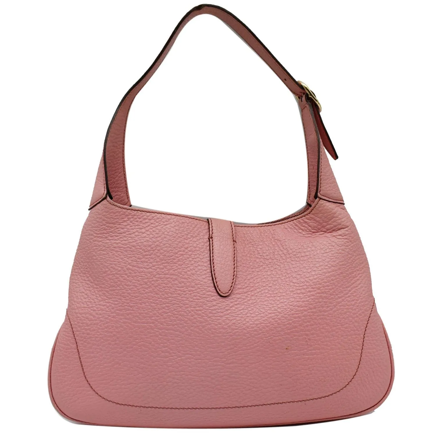 GUCCI Jackie Small Vintage Calfskin Leather Hobo Bag Pink 137335