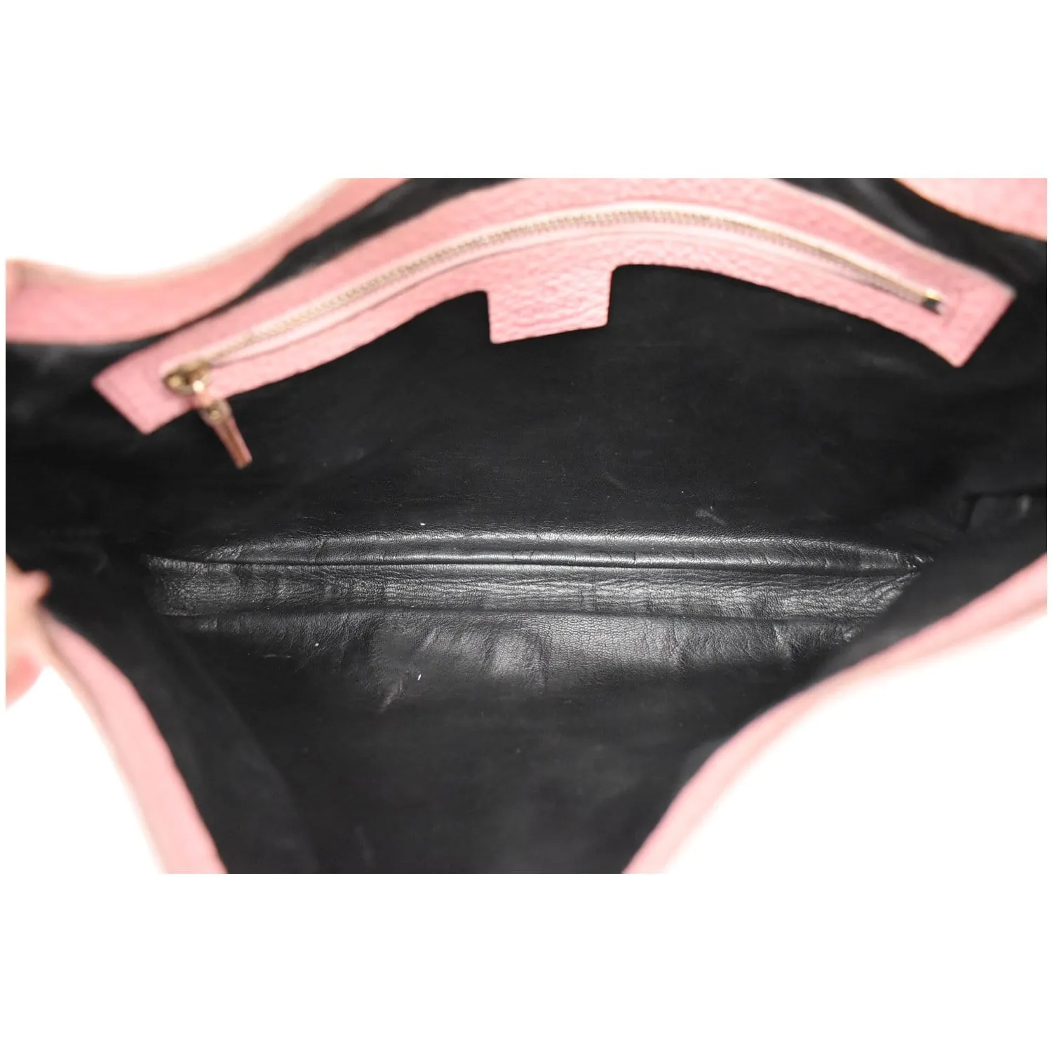 GUCCI Jackie Small Vintage Calfskin Leather Hobo Bag Pink 137335