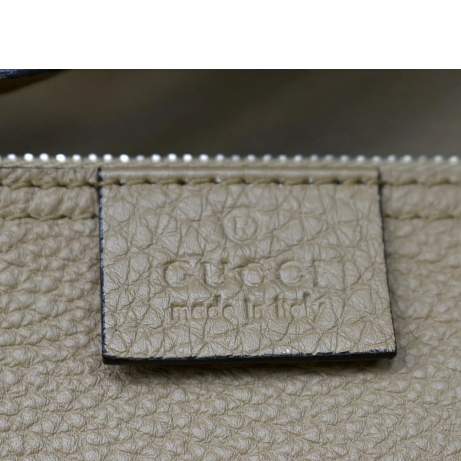 GUCCI Jackie Soft Leather Hobo Bag Beige 362968