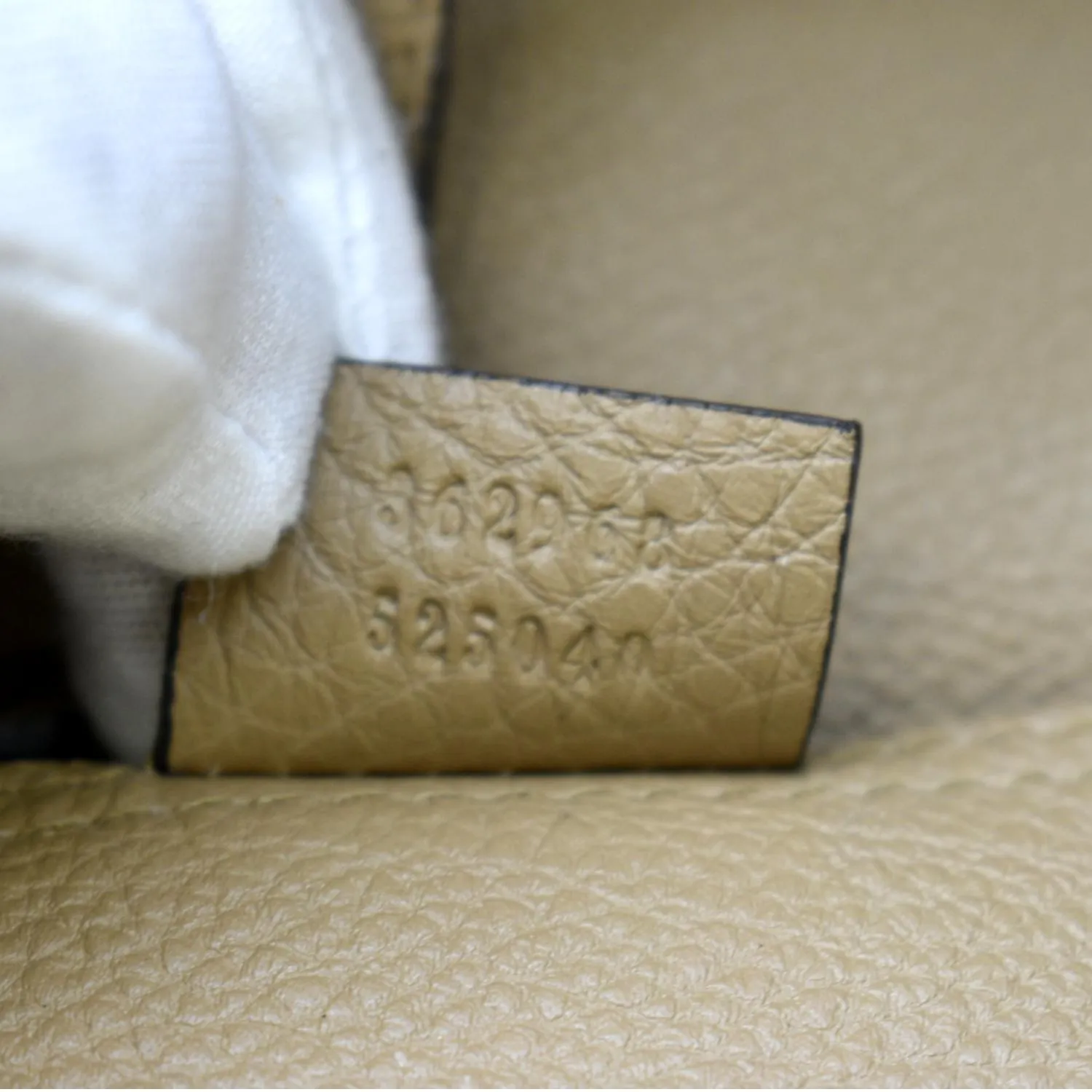 GUCCI Jackie Soft Leather Hobo Bag Beige 362968