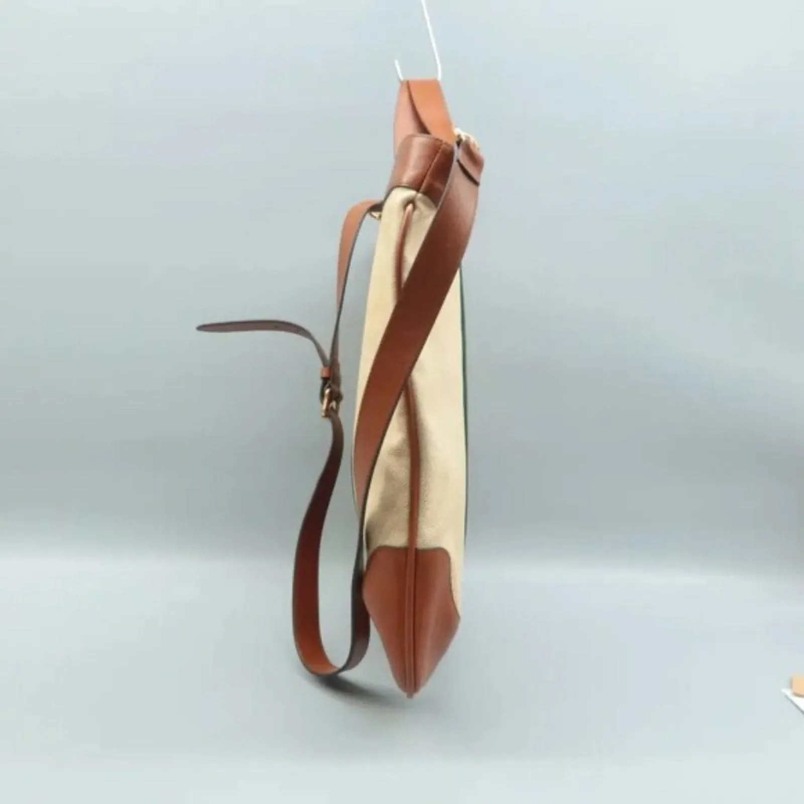 GUCCI Ophidia Beige Cloth Satchel