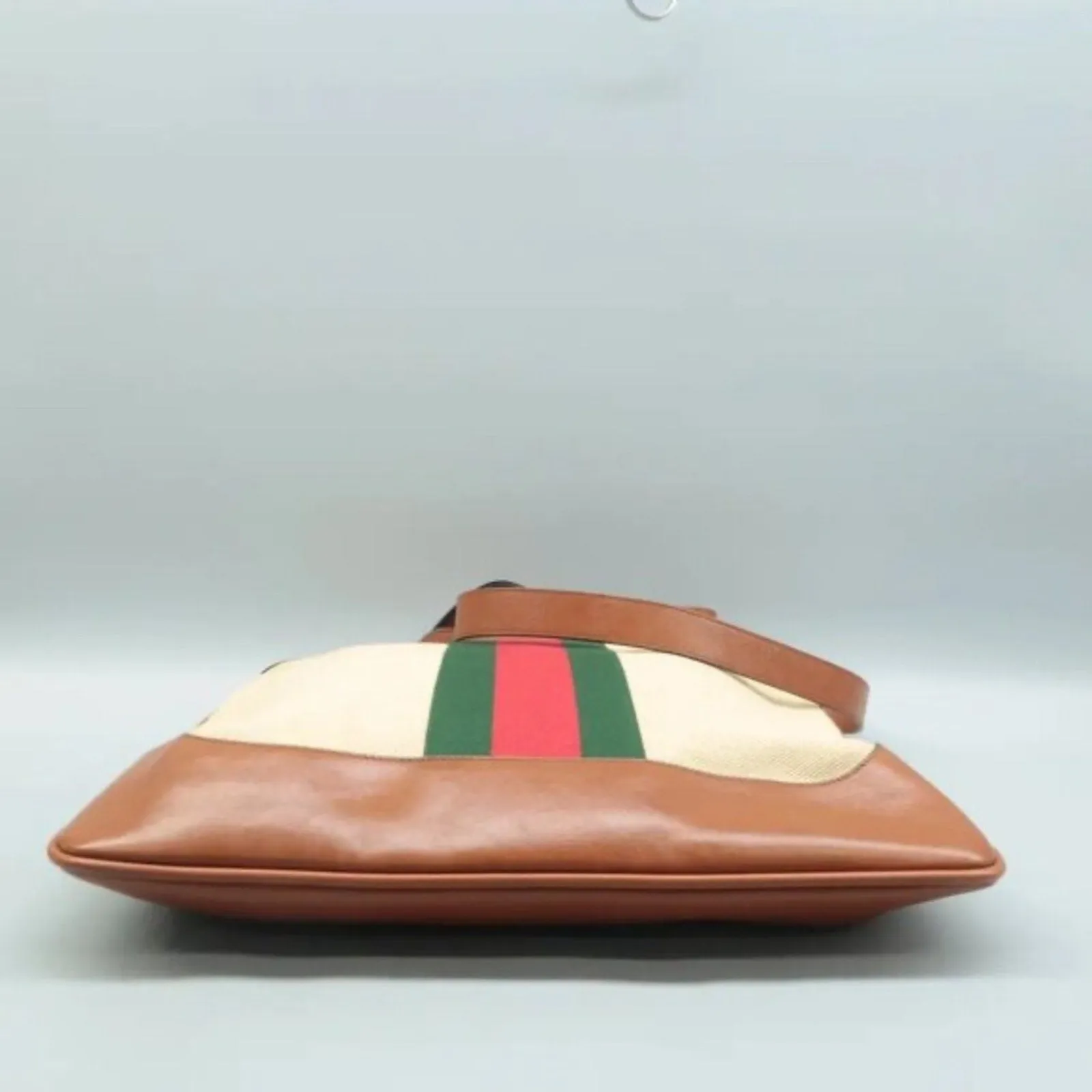 GUCCI Ophidia Beige Cloth Satchel
