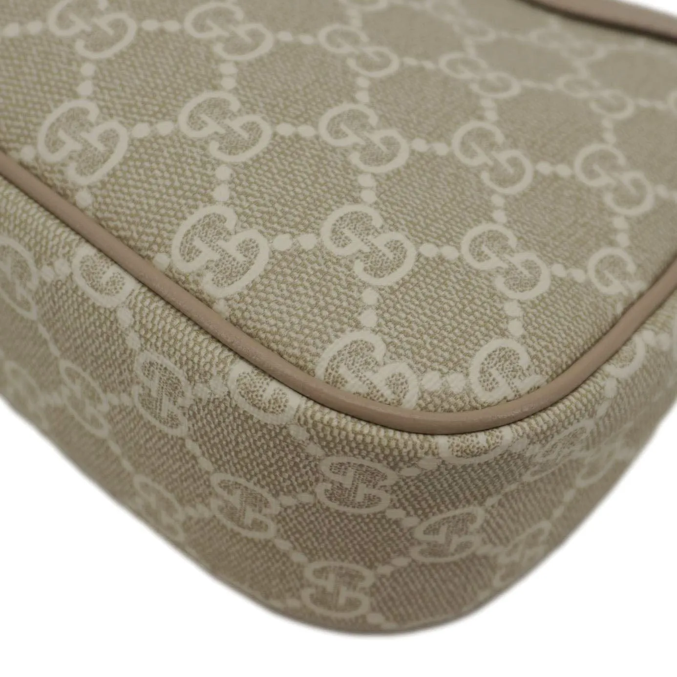 GUCCI Ophidia Small GG Supreme Canvas Hobo Bag Beige 735145