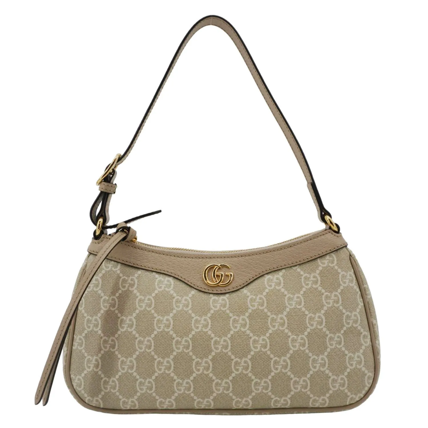 GUCCI Ophidia Small GG Supreme Canvas Hobo Bag Beige 735145