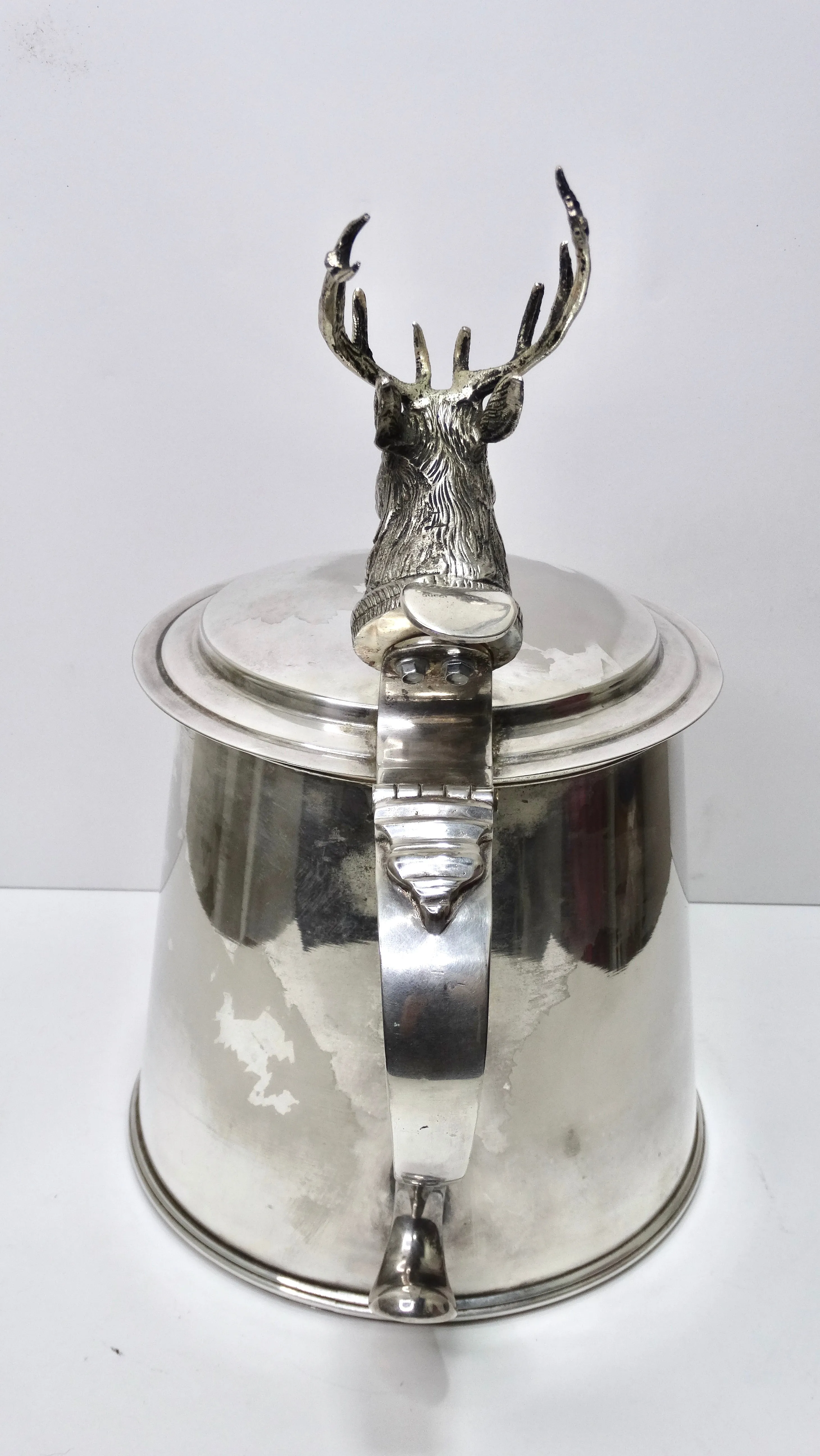 Gucci Silver Stag Stirrup Set of 8 Cups and Ice Bucket