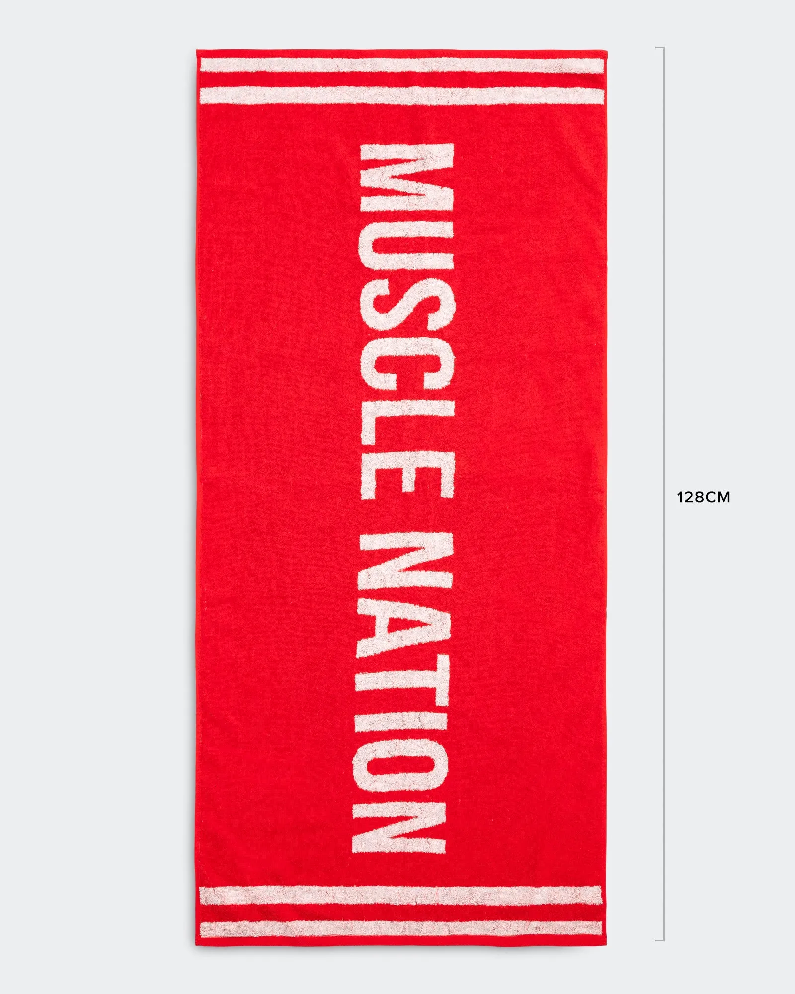 Gym Towel - Chilli/ White