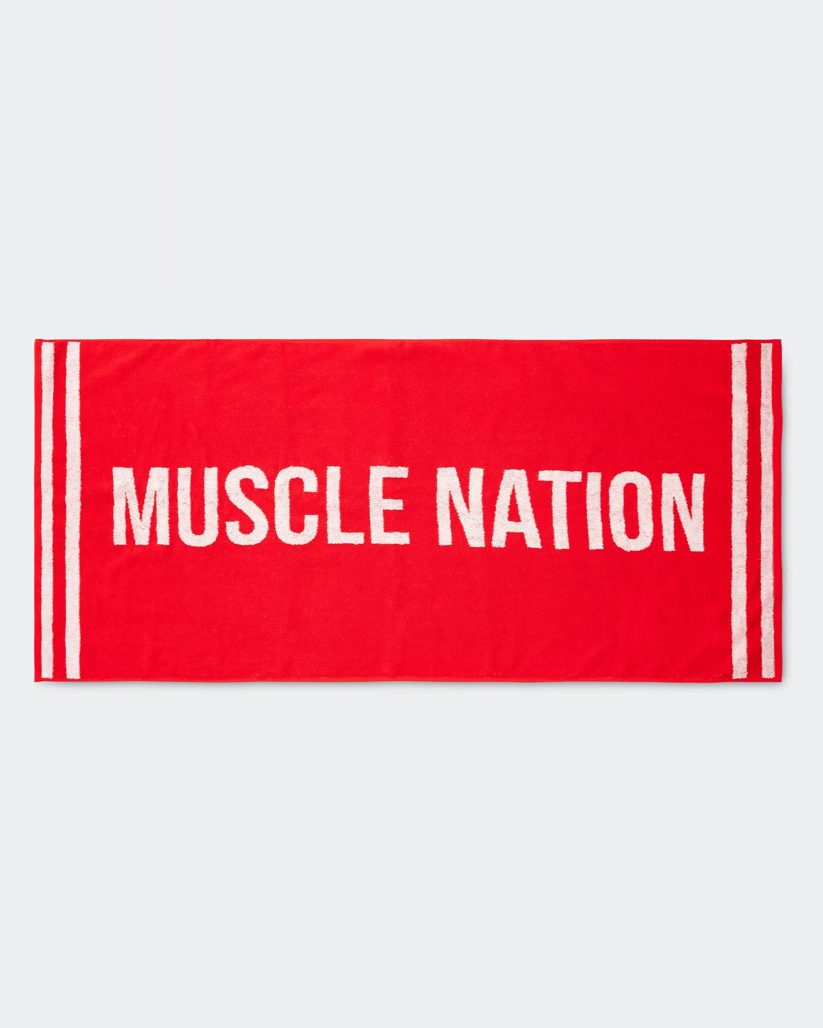 Gym Towel - Chilli/ White