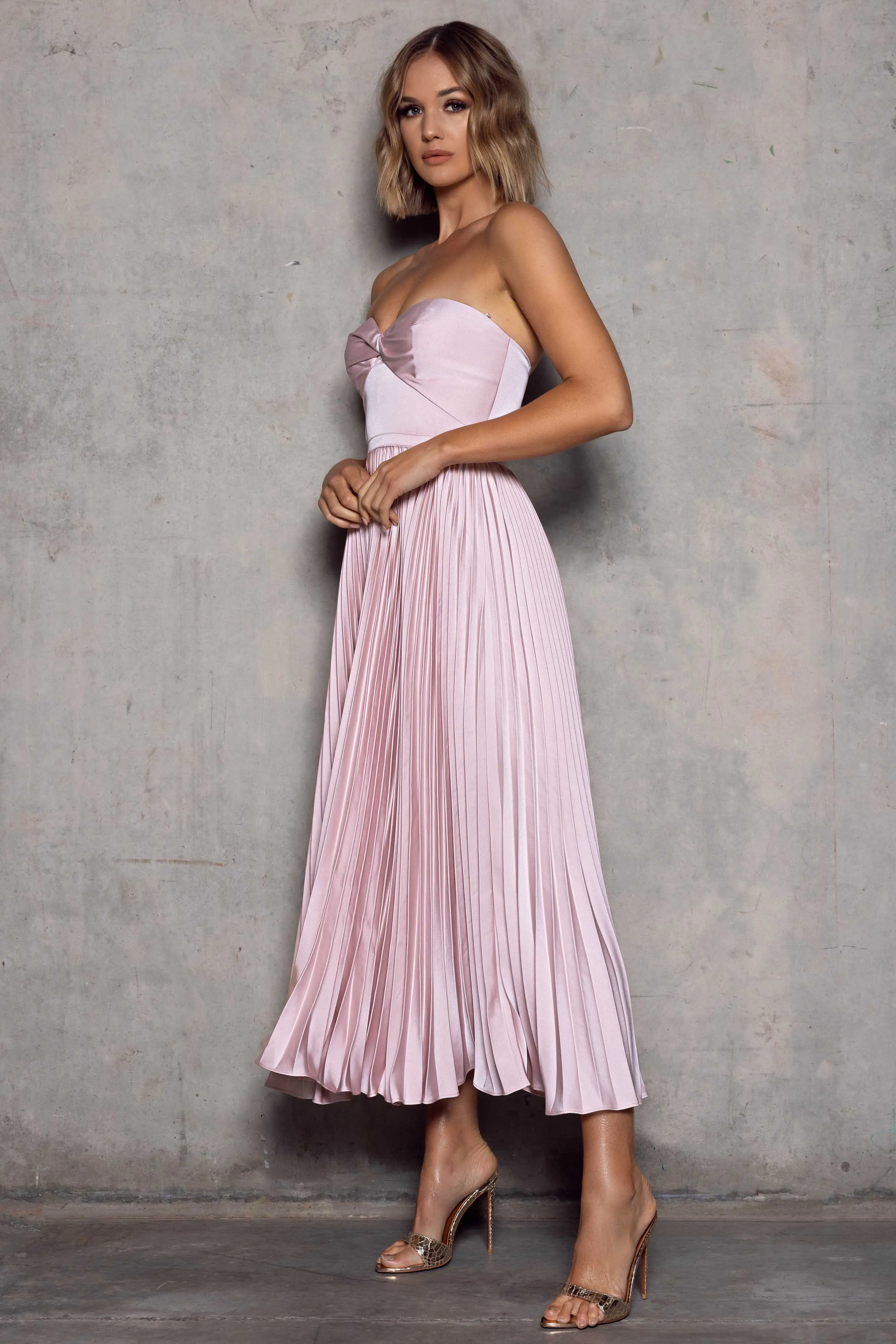Hailey Dress in Blush by Elle Zeitoune - RENTAL