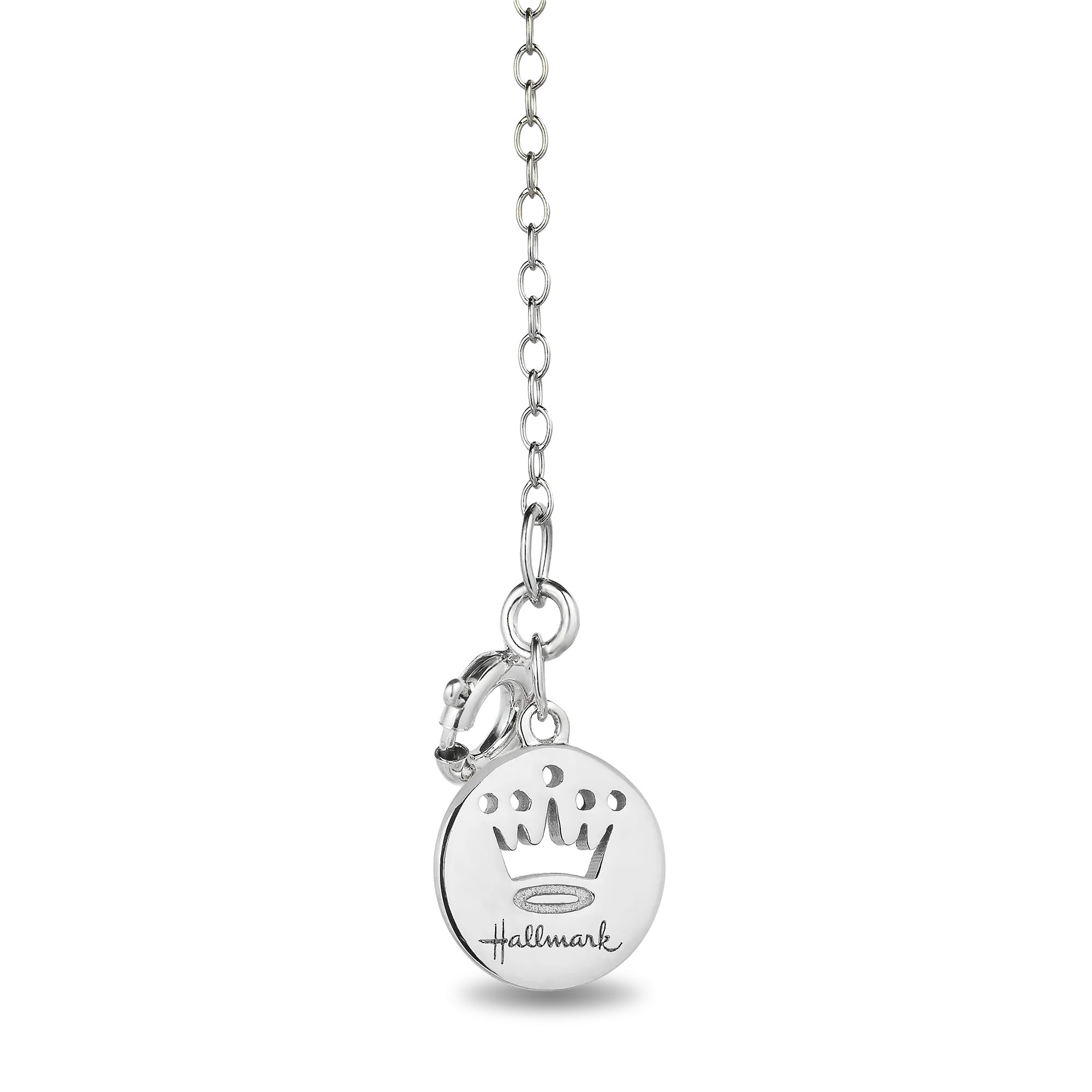 Hallmark Fine Jewerly Classic Turtle Pendant in Sterling Silver with Accent Diamonds