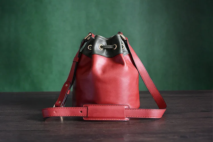 Handmade Genuine Leather Messenger Shoulder Bag Crossbody Bag Women Bag D038