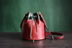Handmade Genuine Leather Messenger Shoulder Bag Crossbody Bag Women Bag D038