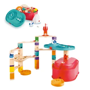 Hape Quadrilla Stack Track Bucket Set