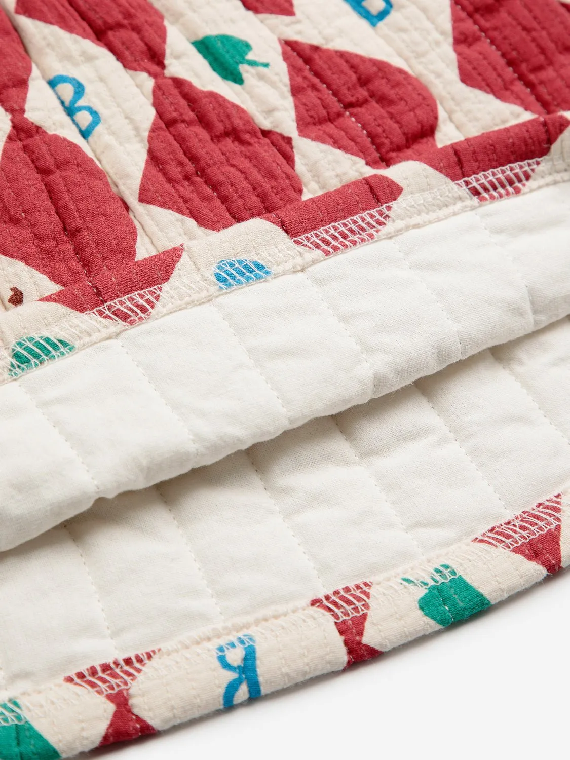 Harlequin All Over Quilted Skirt by Bobo Choses
