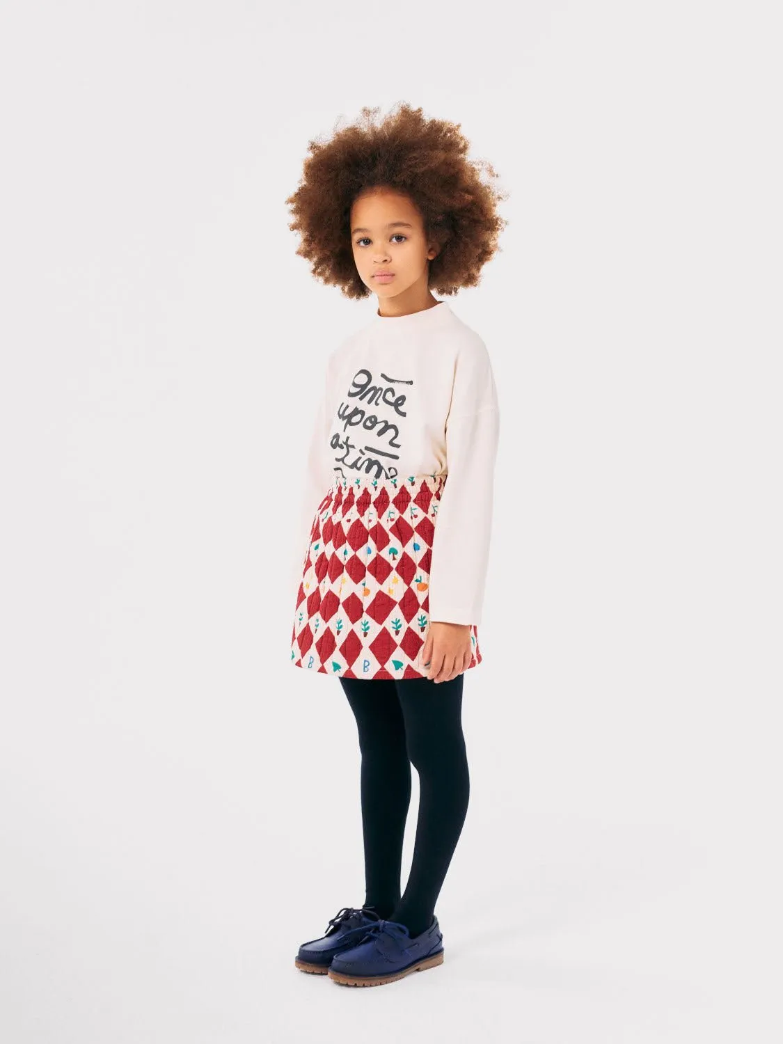 Harlequin All Over Quilted Skirt by Bobo Choses