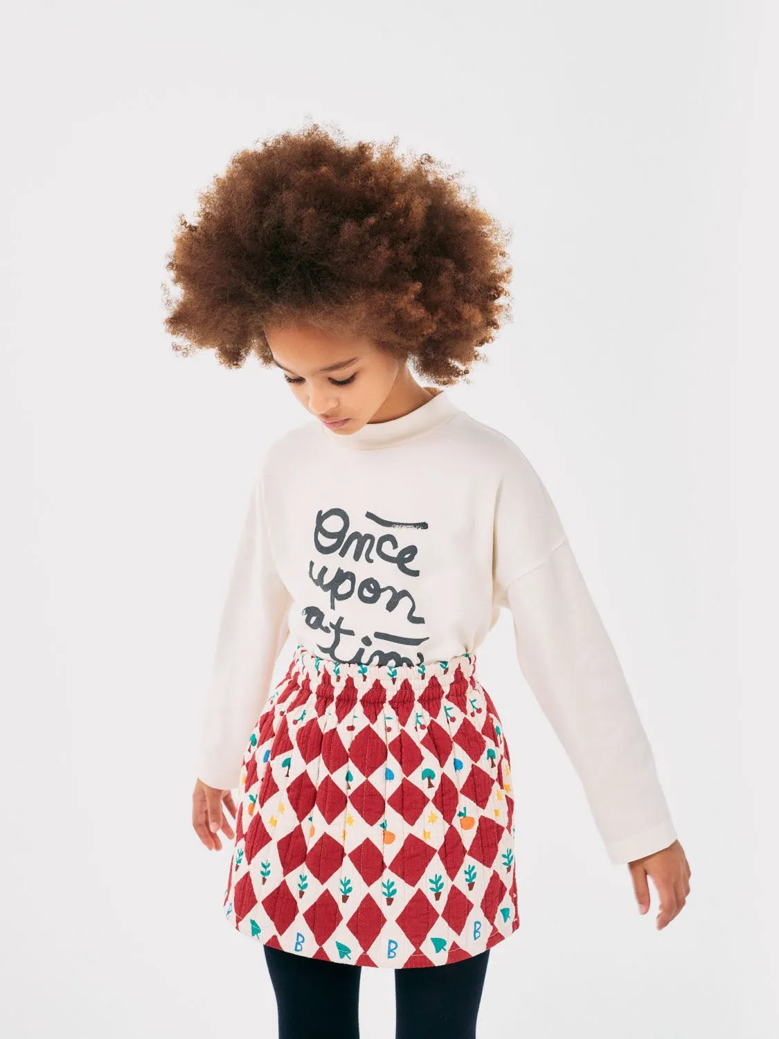 Harlequin All Over Quilted Skirt by Bobo Choses