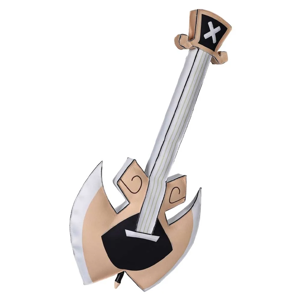 Hazbin Hotel Adam Guitar Axe Pillow Cosplay Accessories Prop