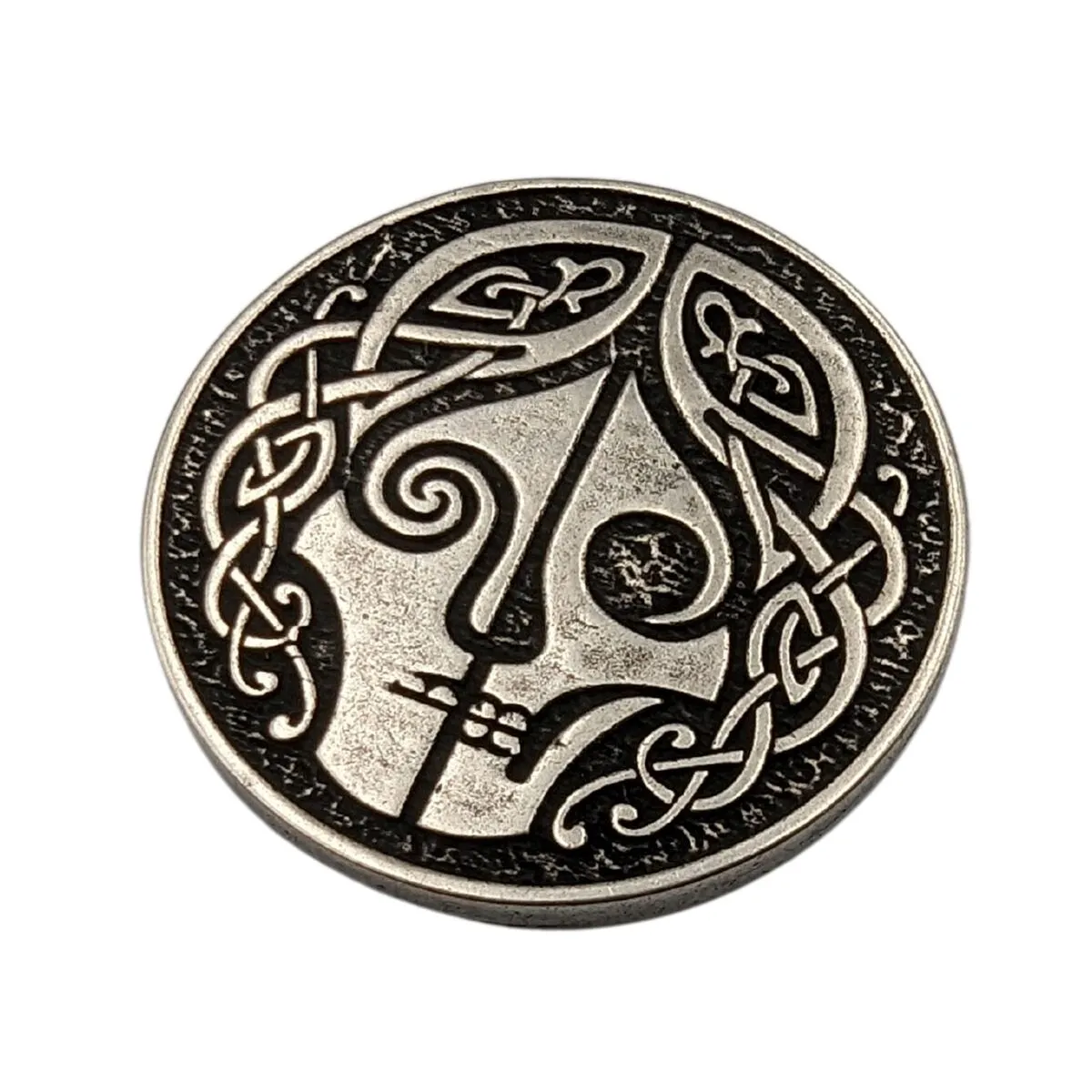 Hel goddess bronze coin