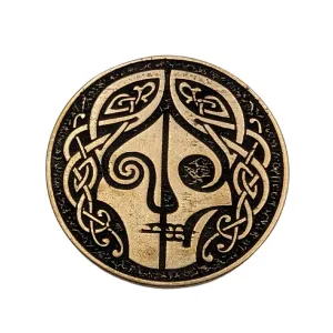 Hel goddess bronze coin