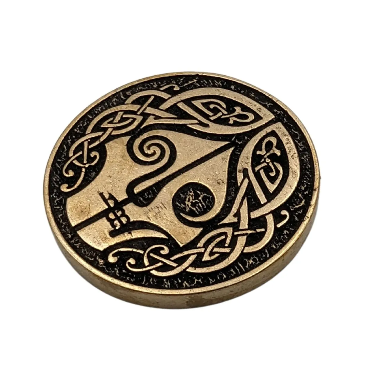 Hel goddess bronze coin
