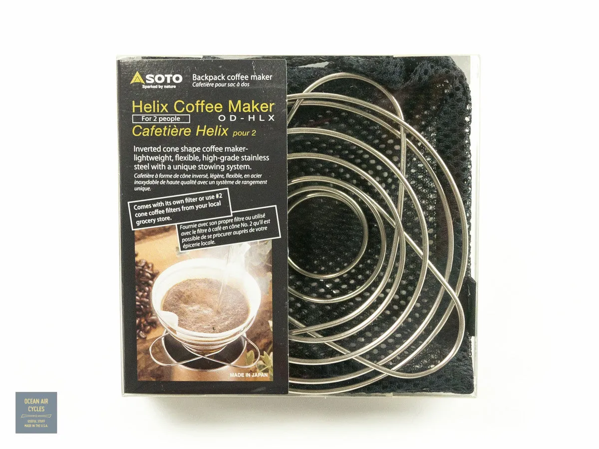 Helix Coffee Dripper w/ 13oz Hobo Rouleur Coffee