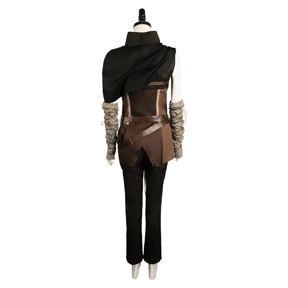 Hellblade: Senua's Sacrifice Senua Deep Brown Set Cosplay Costume Outfits Halloween Carnival Suit