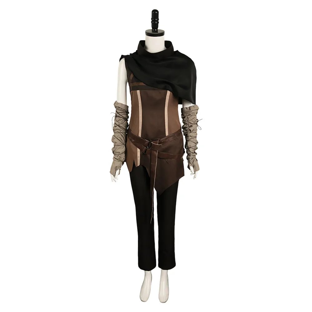 Hellblade: Senua's Sacrifice Senua Deep Brown Set Cosplay Costume Outfits Halloween Carnival Suit