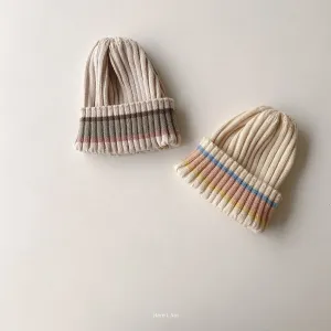 Here I Am Knitted Stripe Beanie (2 colour options)
