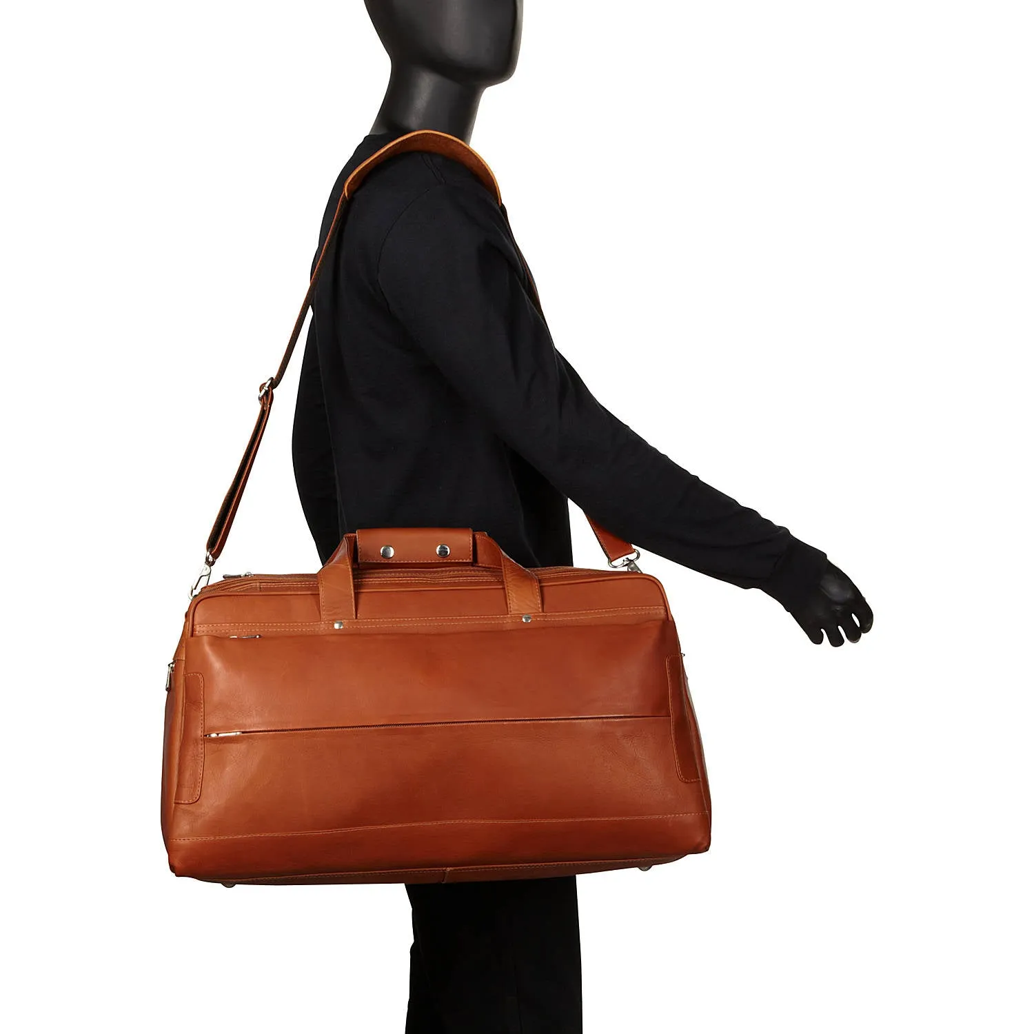 HIDDEN POCKET DUFFEL