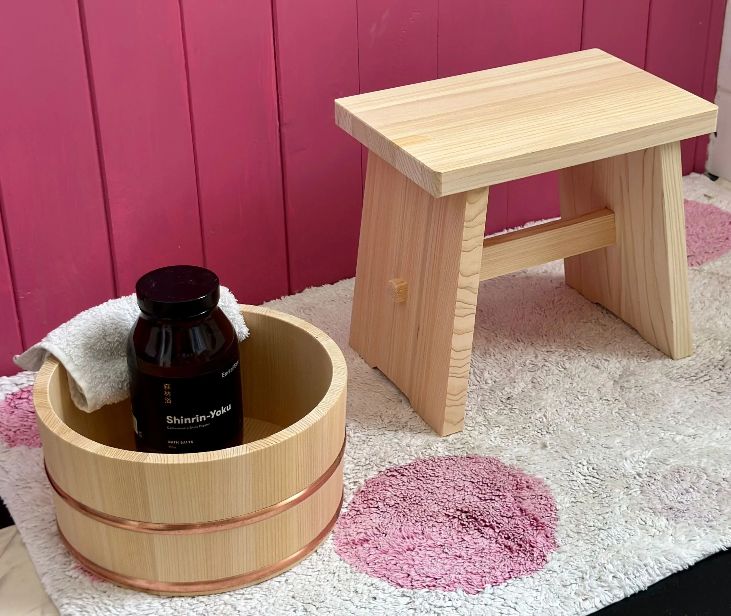 Hinoki Bath Bucket