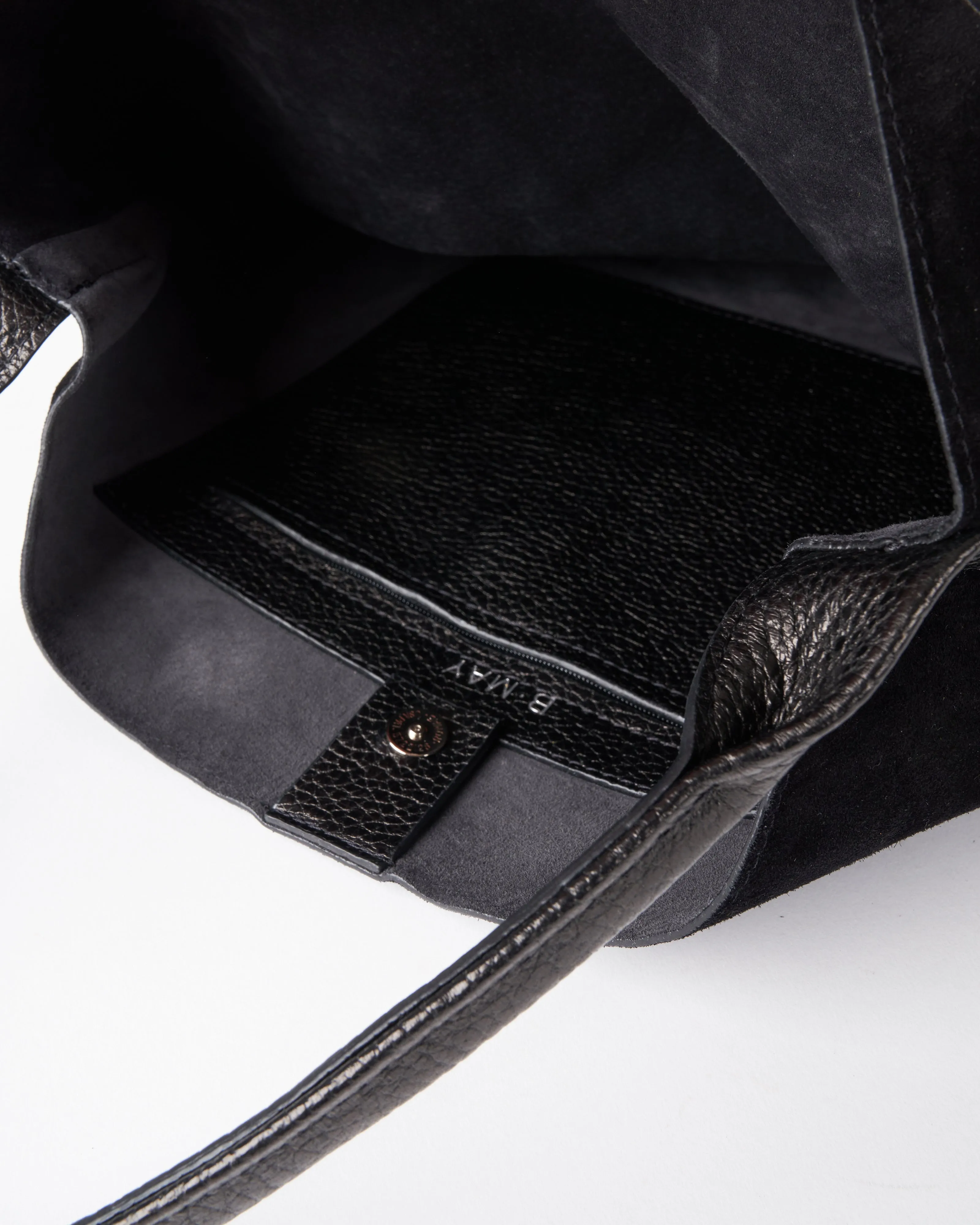 hobo - black suede