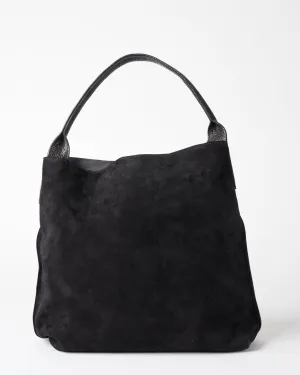 hobo - black suede