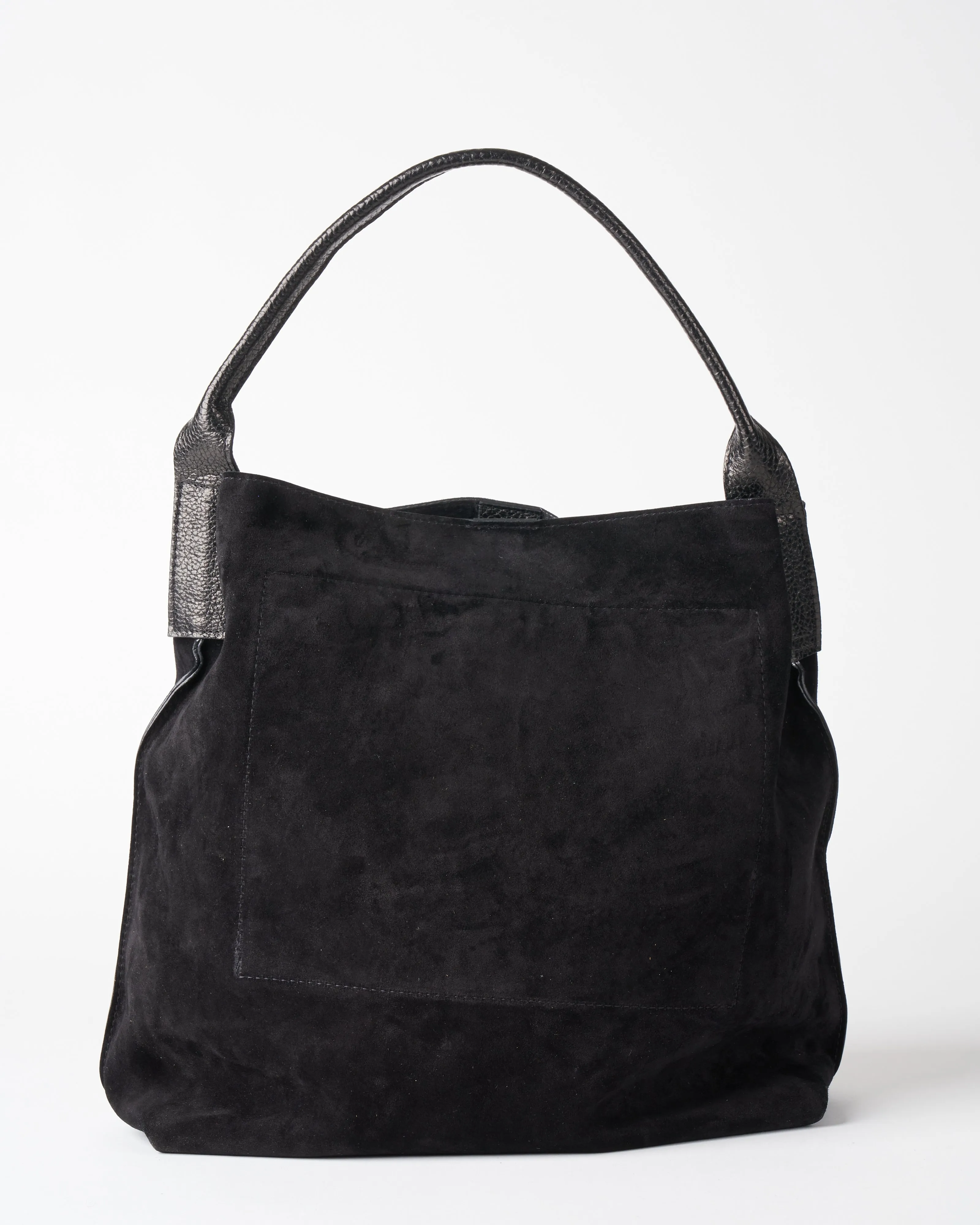 hobo - black suede