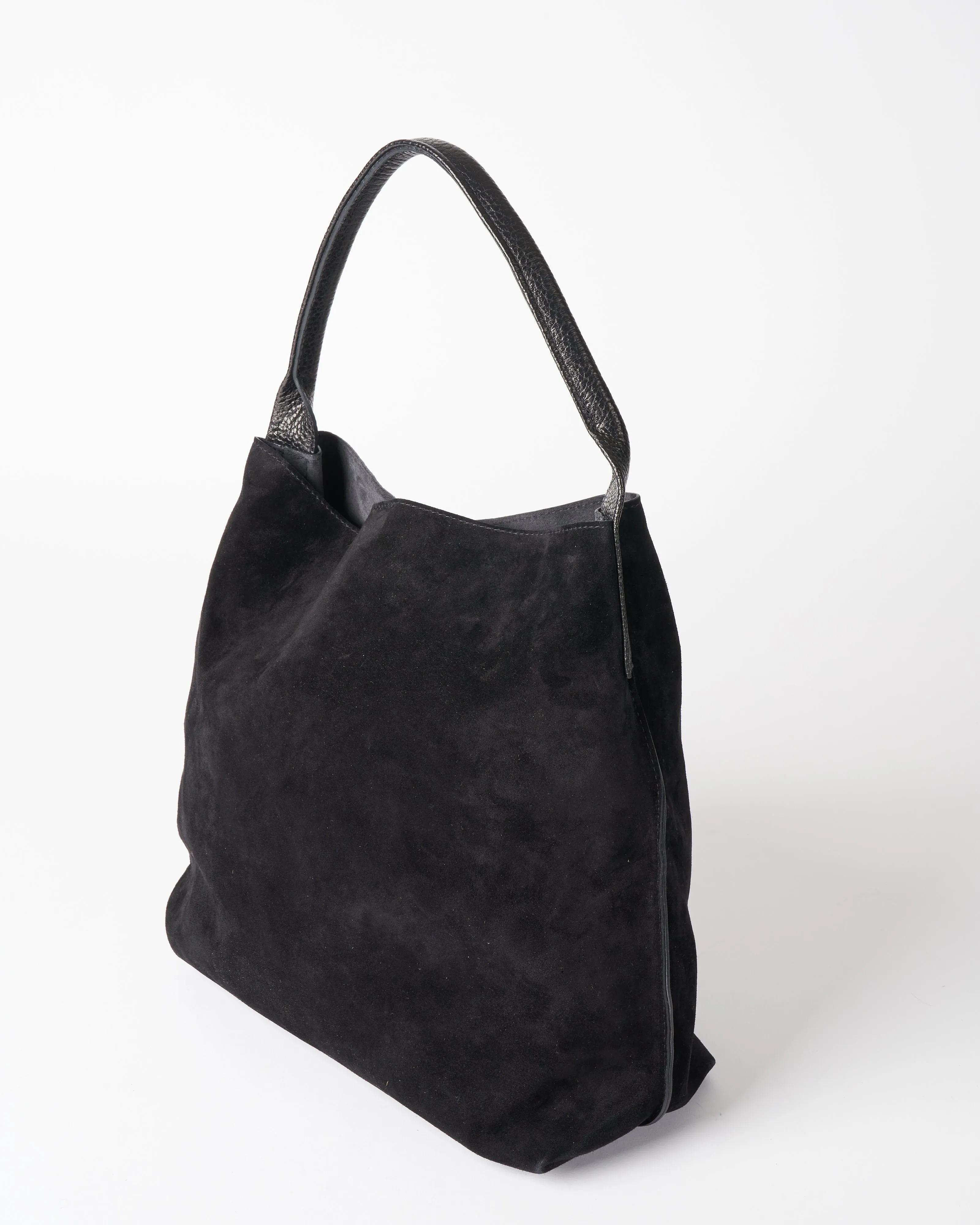 hobo - black suede