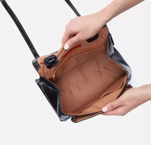 Hobo Meter Crossbody - Black