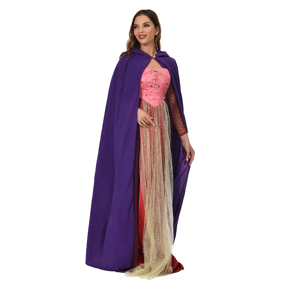 Hocus Pocus 2 Sarah Sanderson Cosplay Costume Dress Outfits Halloween Carnival Suit